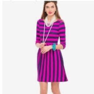 Lilly Pulitzer Evelyn dress in mambo pink polkadot stripe size large NWT